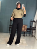 شلوار فلربگ کتان پنبه