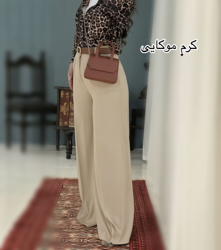 شلوار تمام بگ ترک مورگان ریزشی لخت