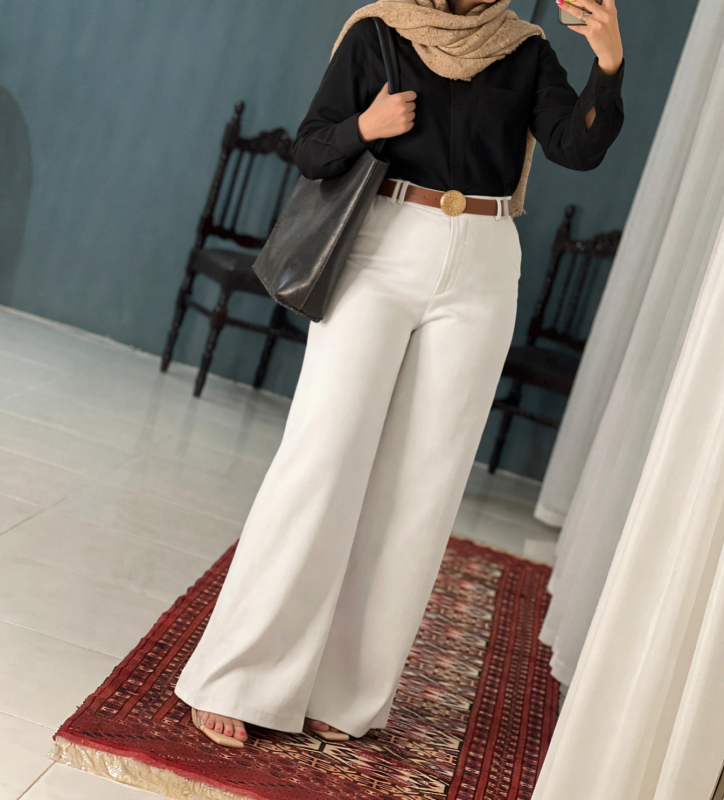 شلوار سوپربگ کتان پنبه