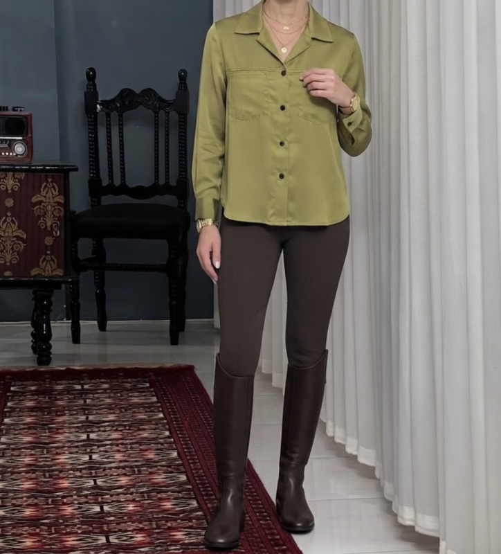 شومیز ساتن آمریکایی