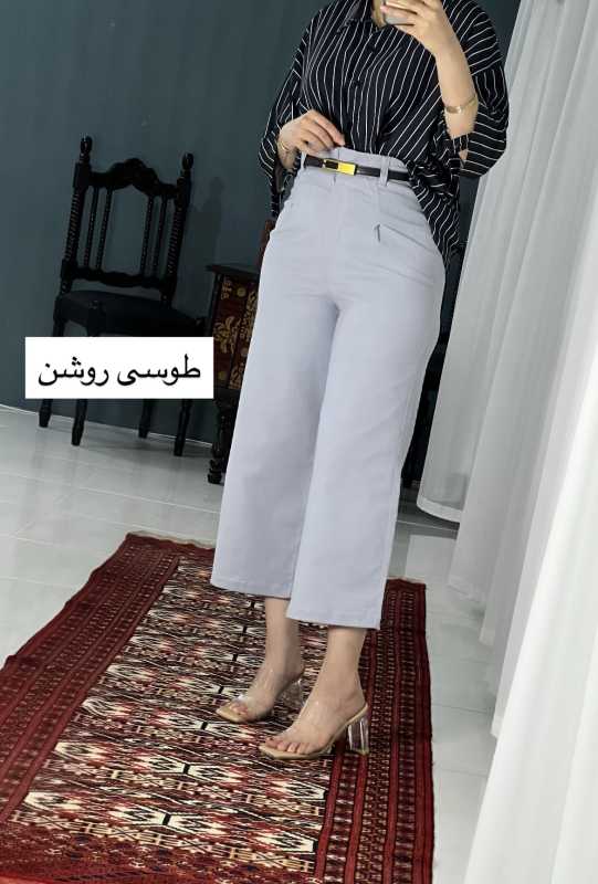 شلواروایدلگ کتان کش