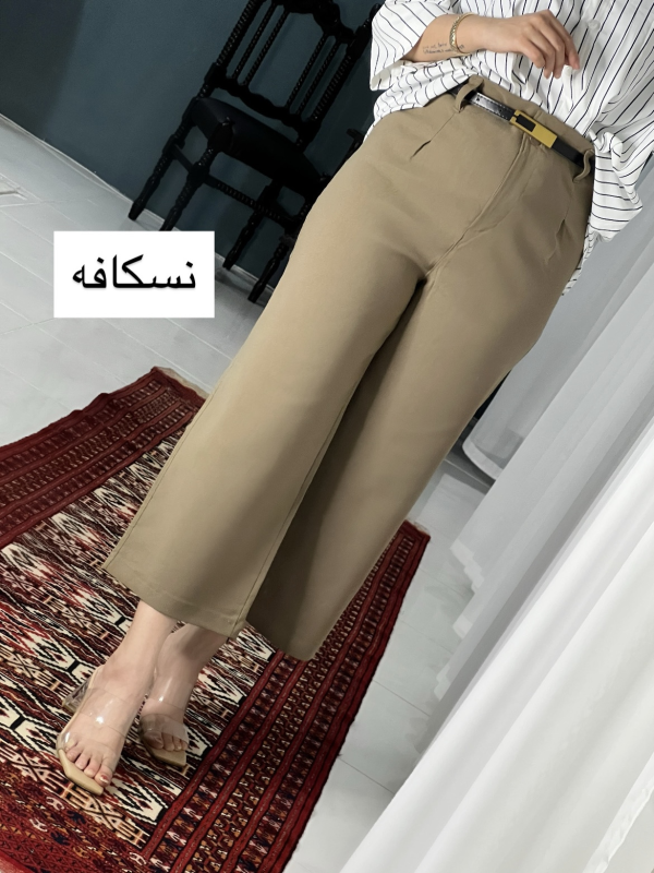 شلواروایدلگ کتان کش