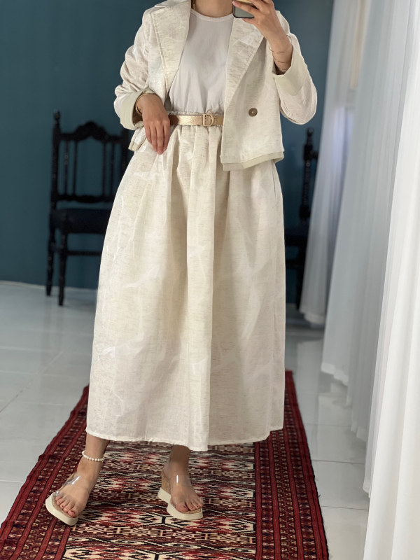 ست کت و دامن مجلسی