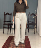 شلوار بگ کرپ